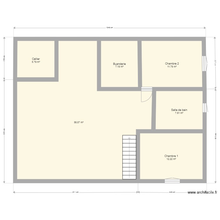 Projet 1. Plan de 0 pièce et 0 m2