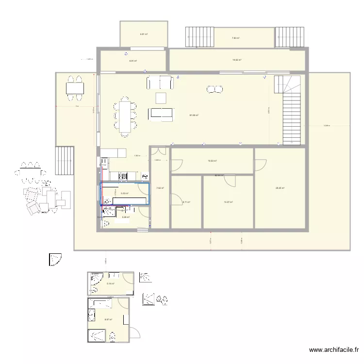 tresnja sdb terrasse. Plan de tresnja sdb terrasse. Plan de