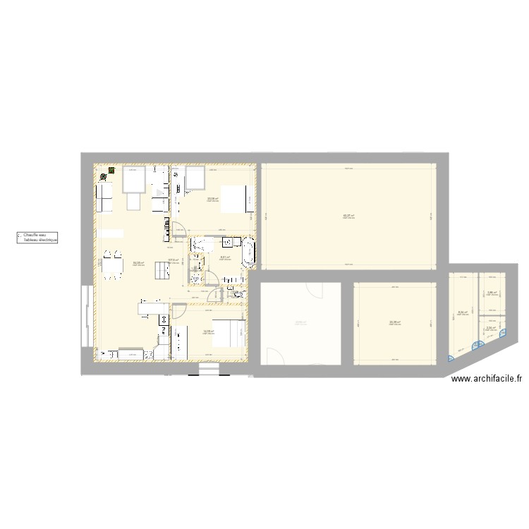 Le Moulin Jo V4. Plan de 23 pièces et 532 m2