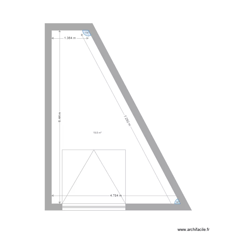 Garage Marteau. Plan de 