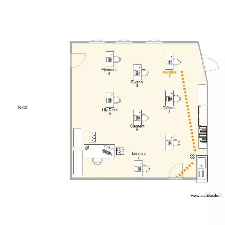 SEGPA 2 Asmine. Plan de 