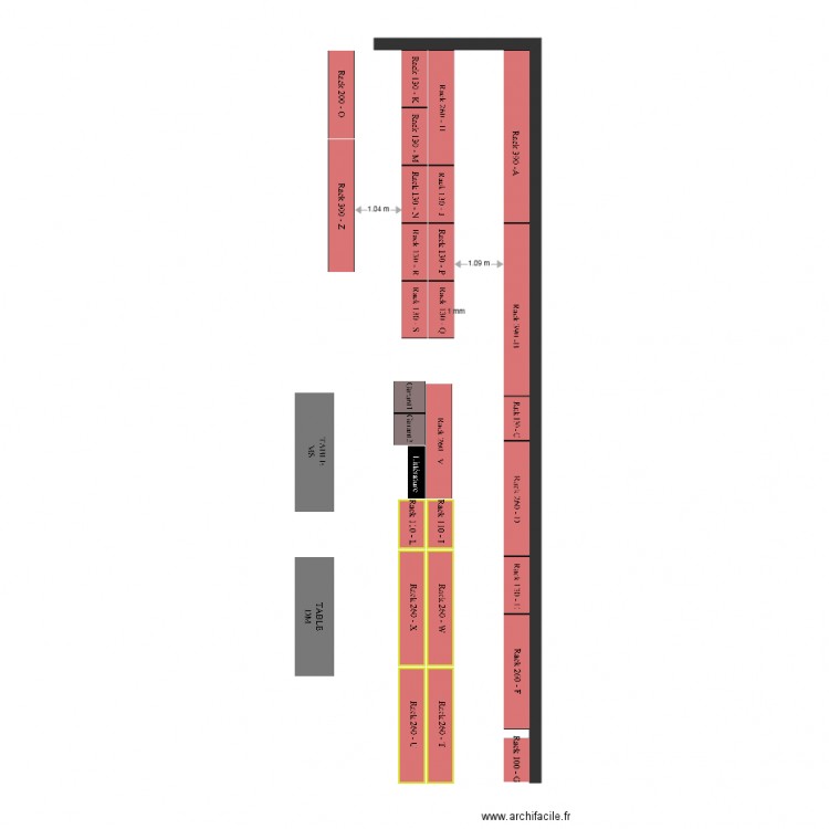 réaménagement parc Prêt. Plan de 0 pièce et 0 m2