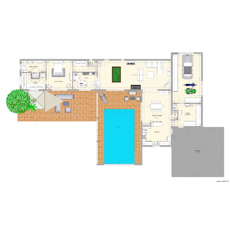 Maison container. Plan de 0 pièce et 0 m2