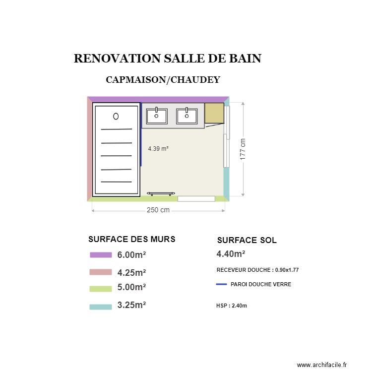 CHAUDEY. Plan de 0 pièce et 0 m2