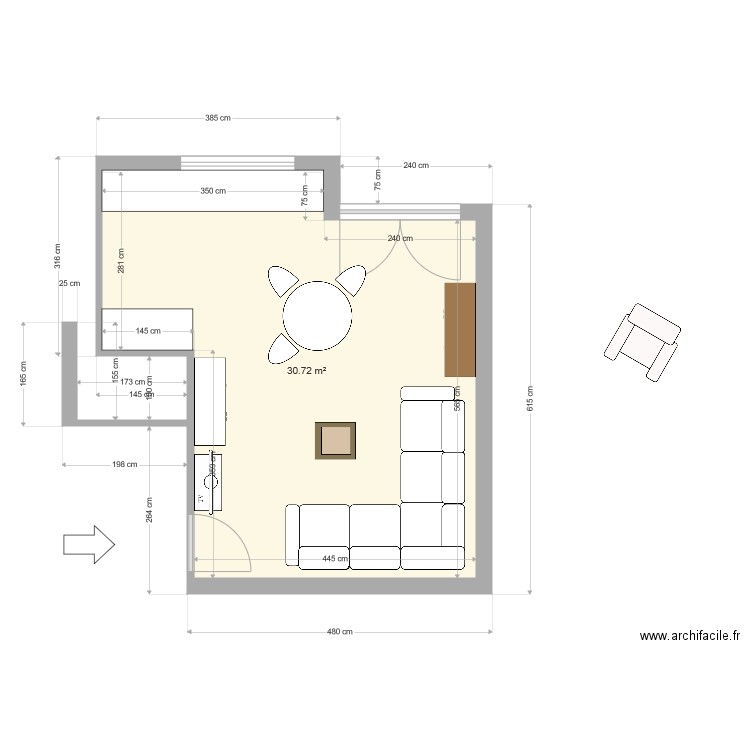 LivingC2. Plan de 0 pièce et 0 m2