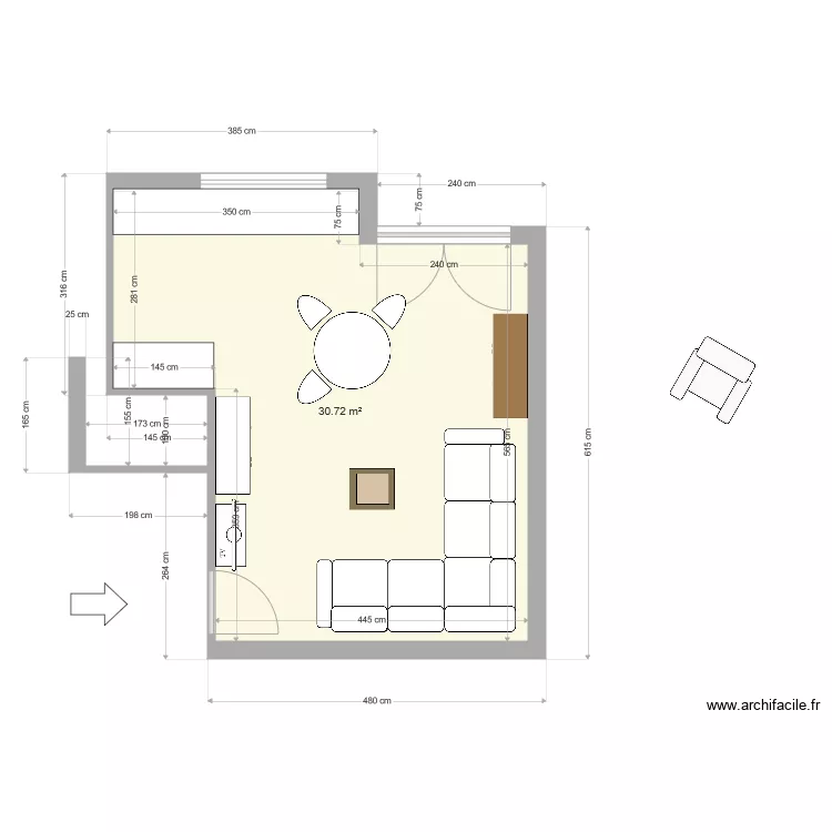 LivingC2. Plan de 