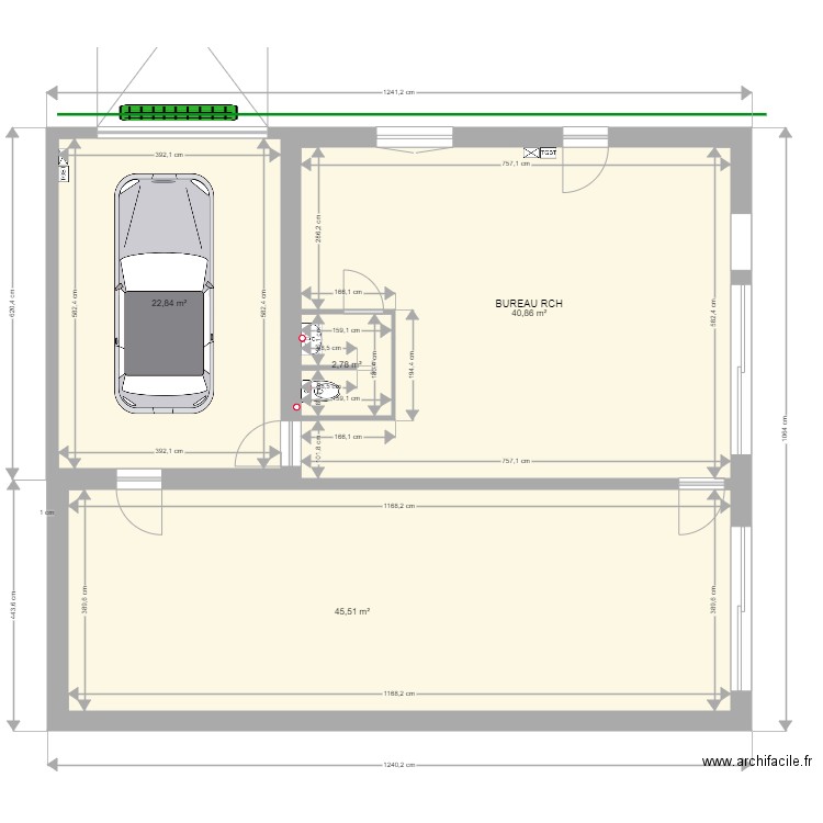 rch 25 bis  bureau PROJET . Plan de 0 pièce et 0 m2