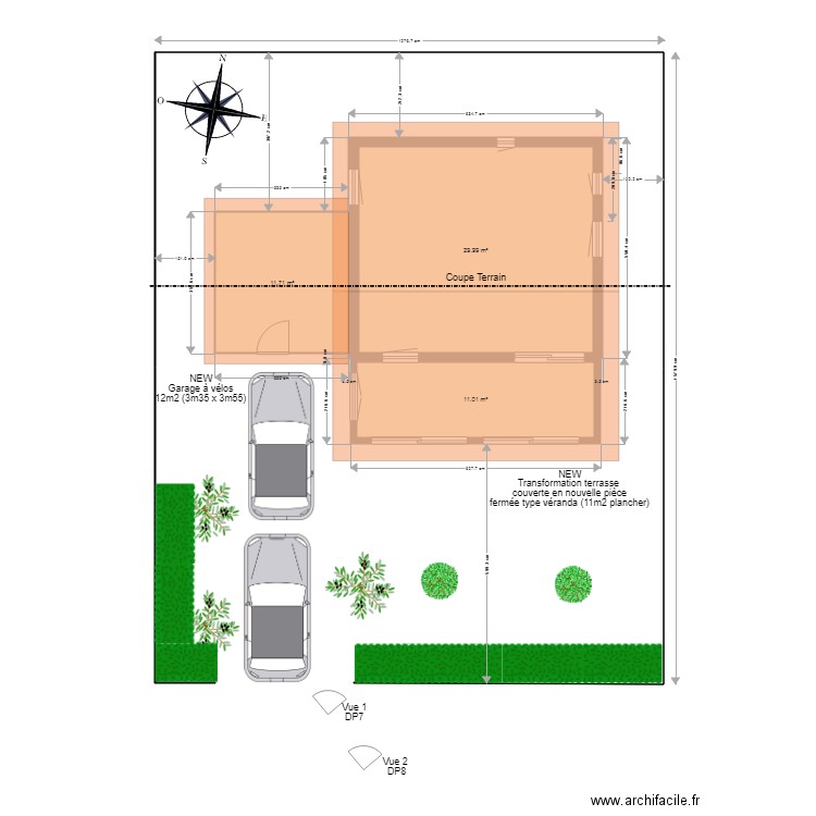 DP2 Plan Masse Maison Khélus. Plan de 0 pièce et 0 m2