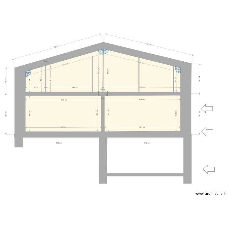 bergerie pignon 3. Plan de 0 pièce et 0 m2