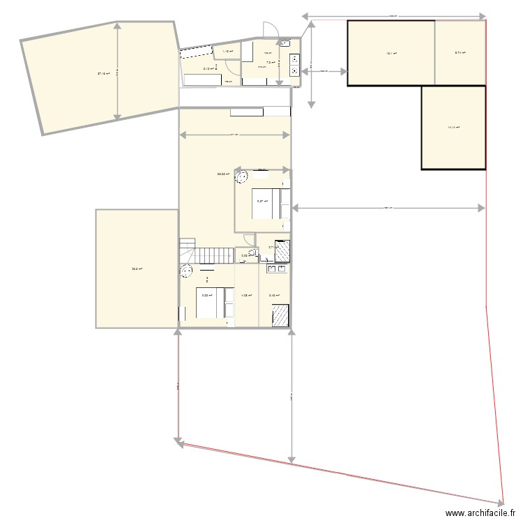 Maison Trezien Plan Jegado 3 avec terrain. Plan de 0 pièce et 0 m2