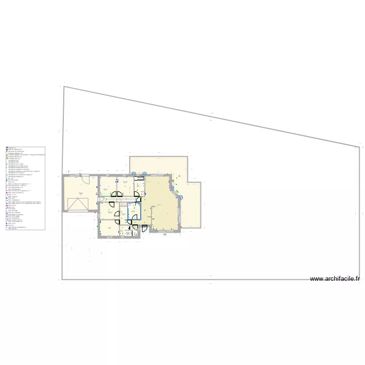 bignon vide. Plan de 