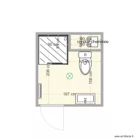 salle de douche 1er &eacute;tage GF