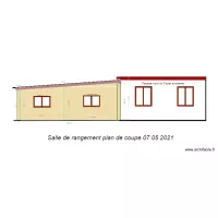 Salle de rangement plan de coupe  07 05 2021