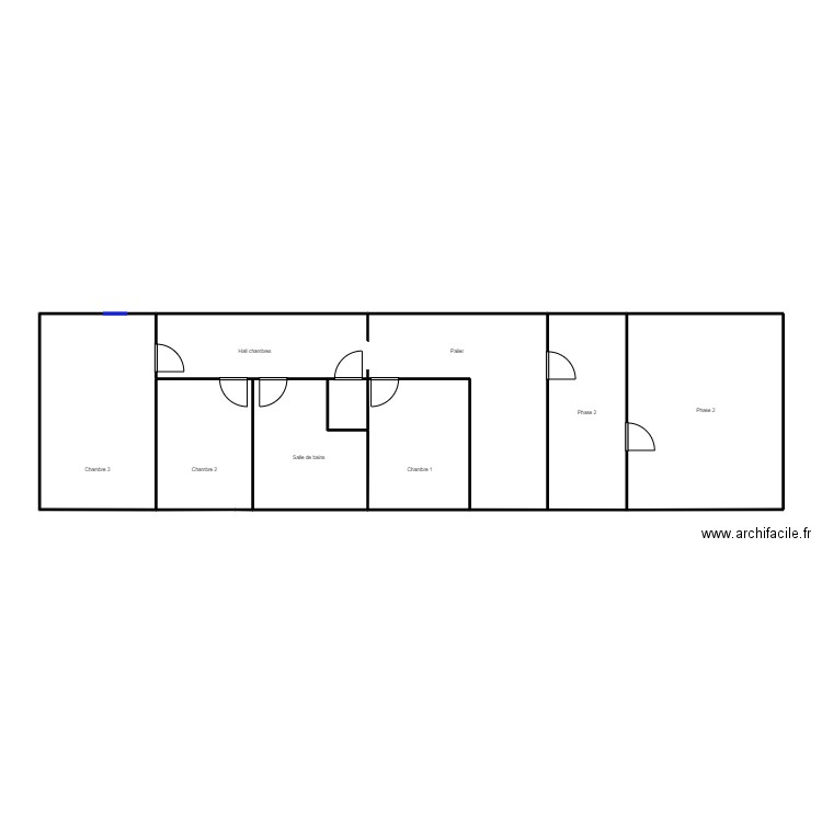 M Duez étage. Plan de 7 pièces et 94 m2