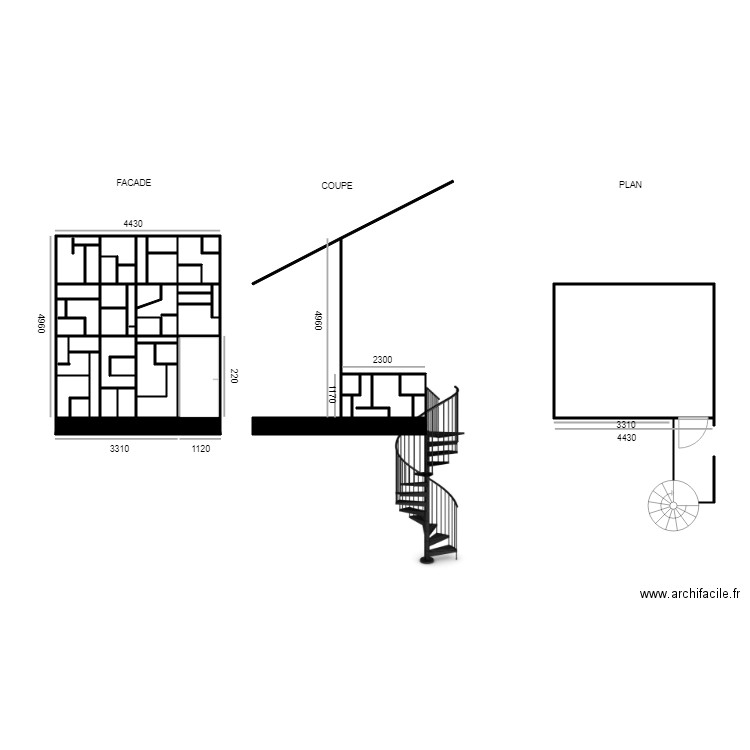 mezzanine 2. Plan de 0 pièce et 0 m2