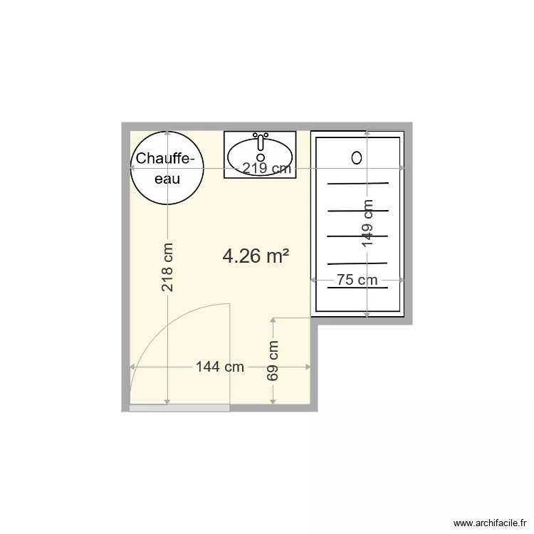 LECLERC GEORGETTE . Plan de 