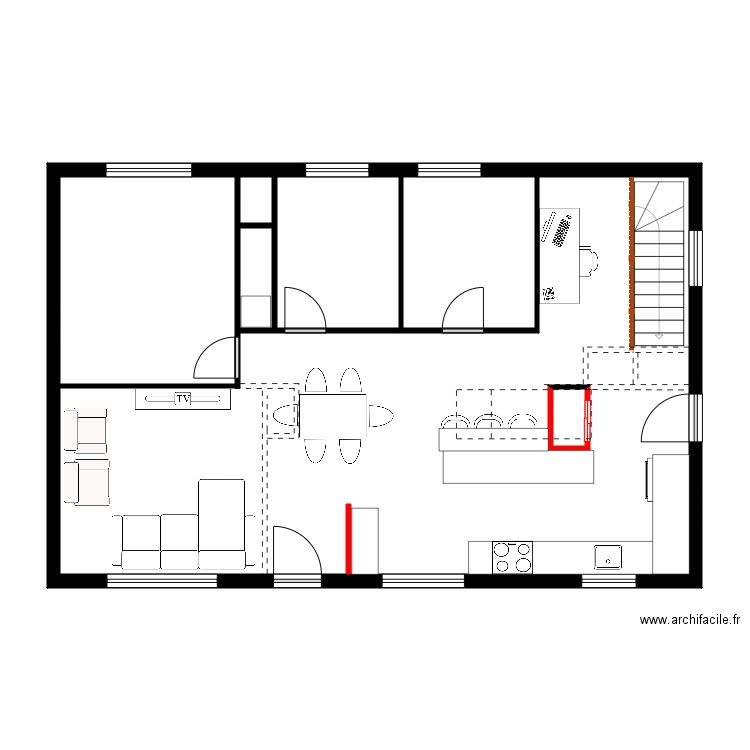 Mouellette rdch3. Plan de 0 pièce et 0 m2