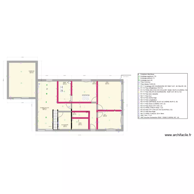 castres rdc 1. Plan de 10  et 116 m²