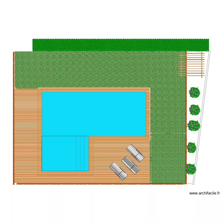 Piscine 2. Plan de 