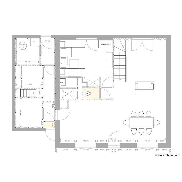 maison garage2. Plan de 0 pièce et 0 m2