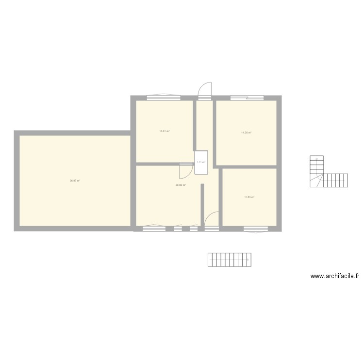existant brivet avec fenetre agre. Plan de 0 pièce et 0 m2