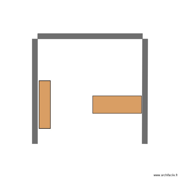 Plan Table. Plan de 0 pièce et 0 m2