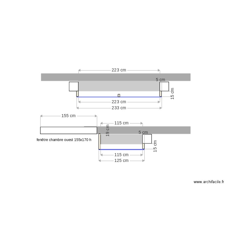 mur trombe détails modifié. Plan de 0 pièce et 0 m2