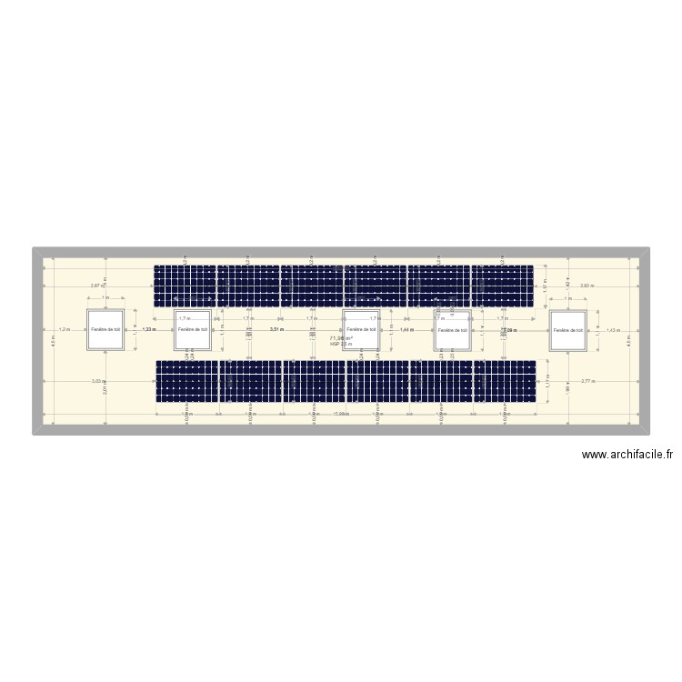 BLEUZET NICOLAS 59127	Esnes. Plan de 1 pièce et 72 m2