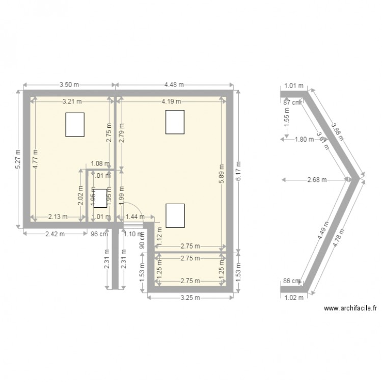 Plan. Plan de 0 pièce et 0 m2