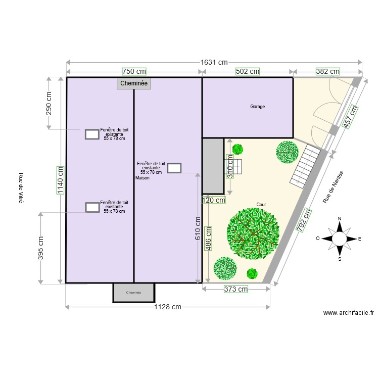 plan de masse 2. Plan de 0 pièce et 0 m2