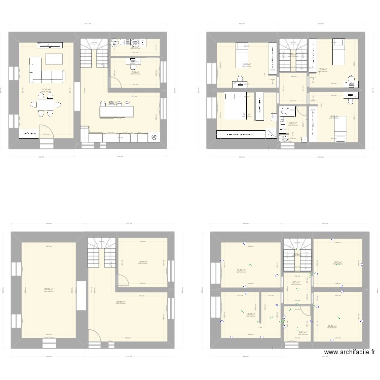 maison. Plan de 0 pièce et 0 m2