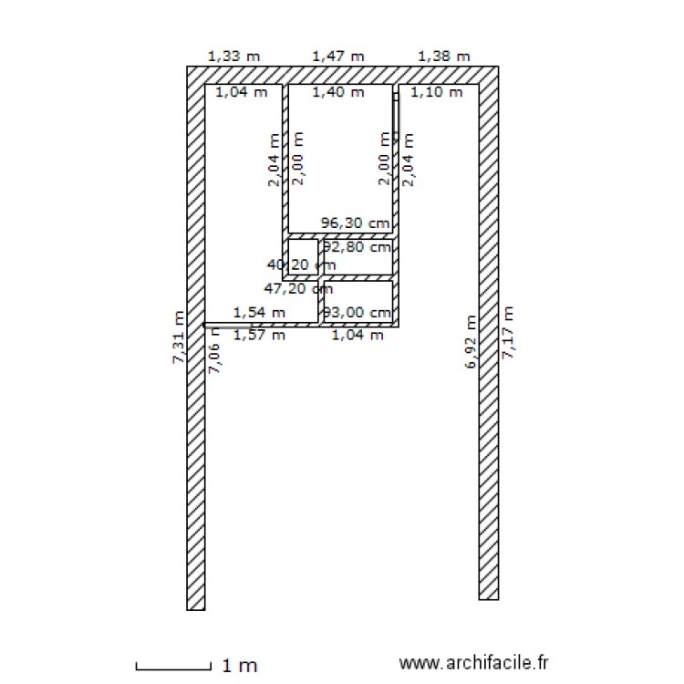 Plan. Plan de 0 pièce et 0 m2