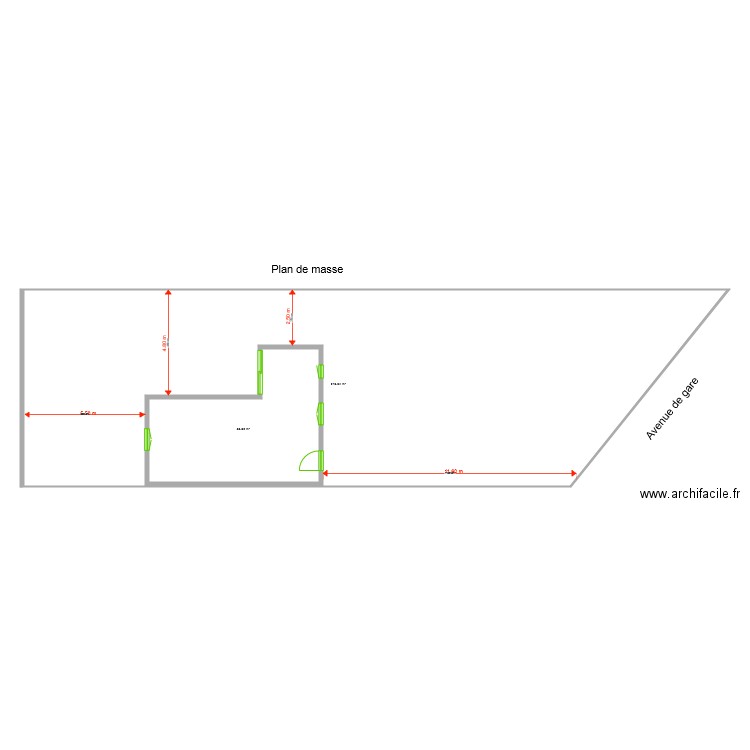 plan masse Pommeuse. Plan de 0 pièce et 0 m2