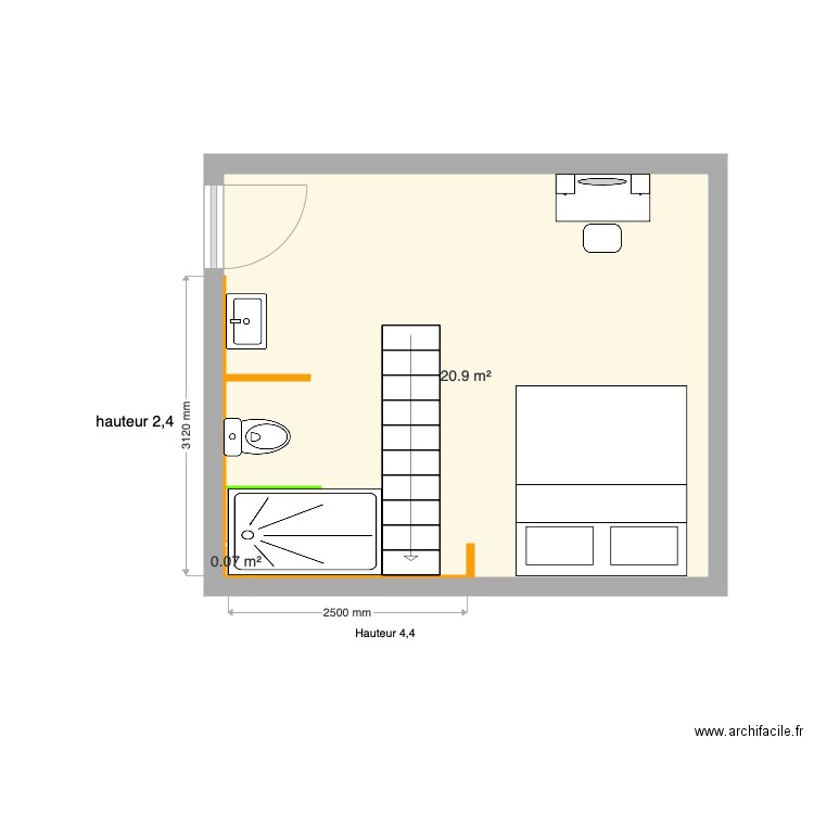 henry. Plan de 0 pièce et 0 m2