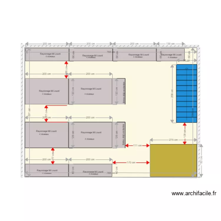 Mezzanine PSS. Plan de Mezzanine PSS. Plan de