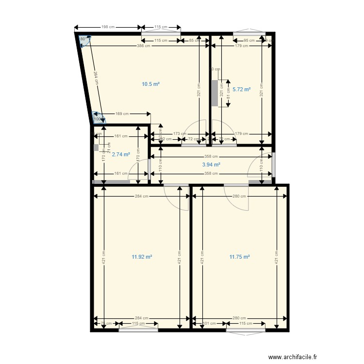 3eme etage droite yalcin. Plan de 0 pièce et 0 m2