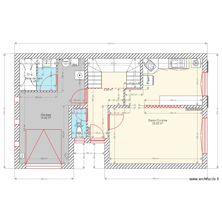 COMMANDRE RDC PROJET 3. Plan de 0 pièce et 0 m2