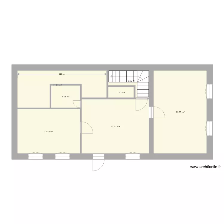 BRUNIER. Plan de 