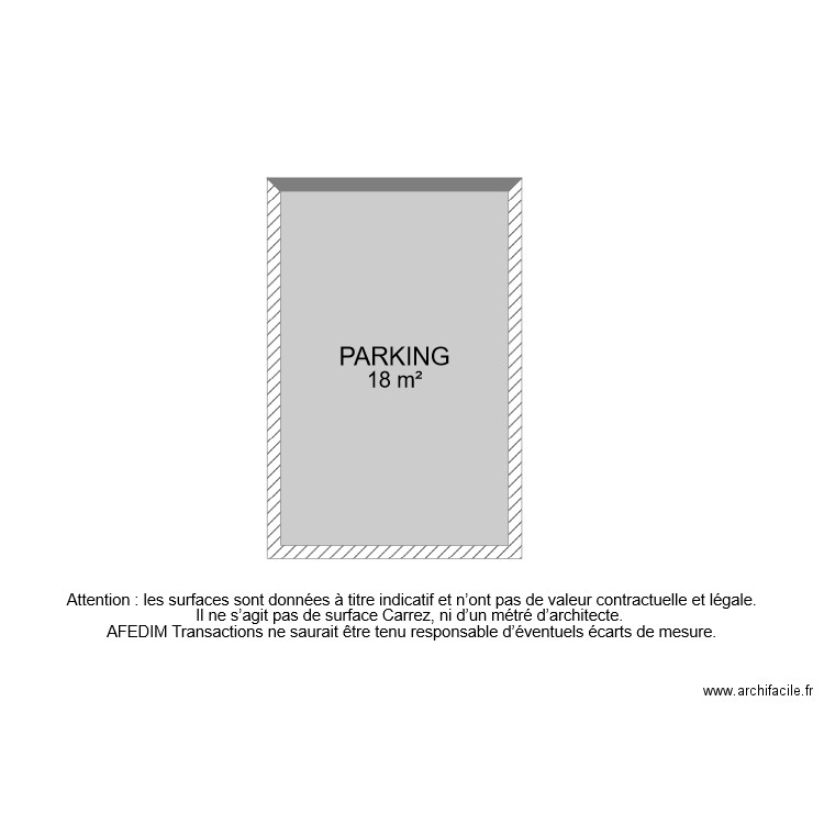 BI 7212 PARKING. Plan de 0 pièce et 0 m2