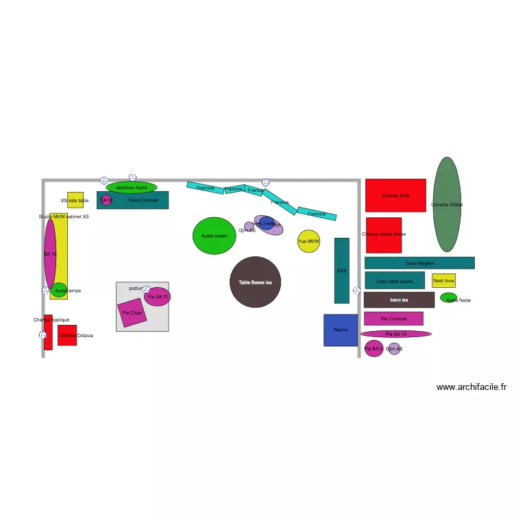 Pad London 2021  derni&egrave;re version. Plan de 