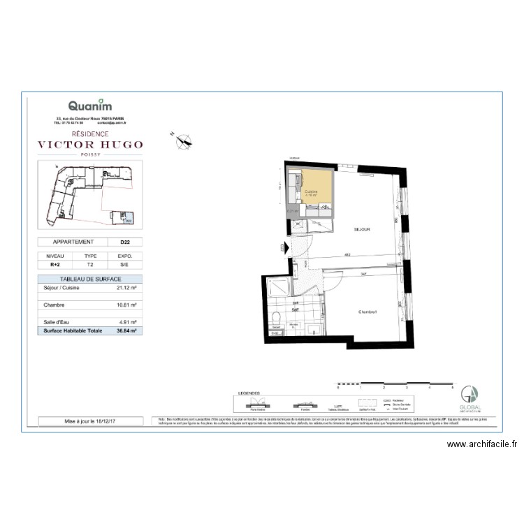 Poissy Cuisine. Plan de 0 pièce et 0 m2