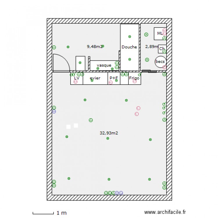 alex elec. Plan de 0 pièce et 0 m2