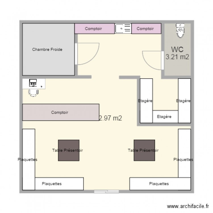 Boutique Plan dessiné par camillez