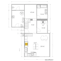 amenagement metrage rdc