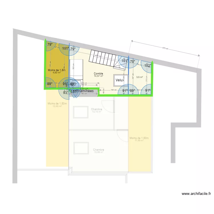 Projet syndic-DAlembert RDC&ET1 V01. Plan de 