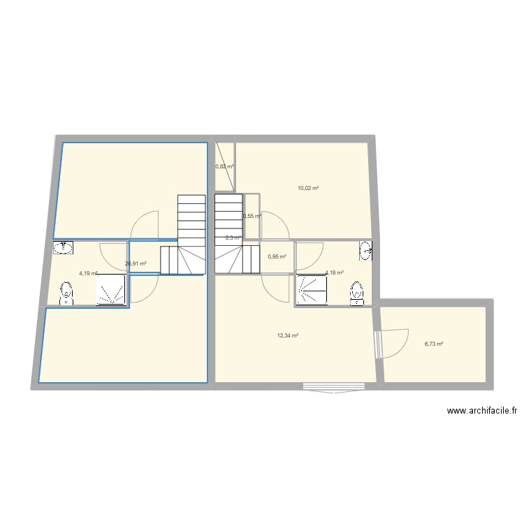 Pontaix. Plan de 0 pièce et 0 m2