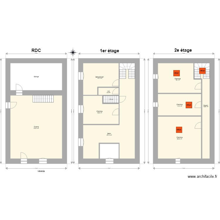 CWIKLINSKI Périgneux. Plan de 0 pièce et 0 m2