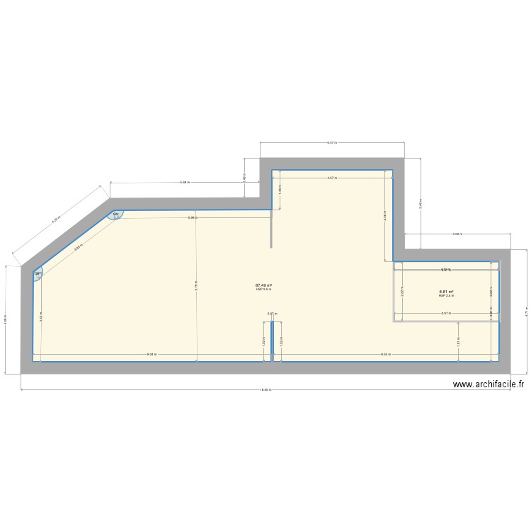 MAISON LE CROULE. Plan de 0 pièce et 0 m2