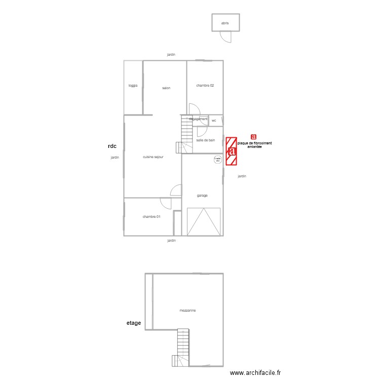 marchegay am. Plan de 0 pièce et 0 m2