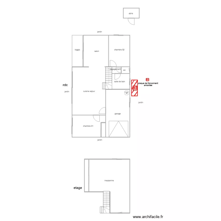 marchegay am. Plan de 